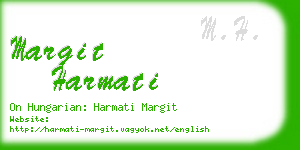 margit harmati business card